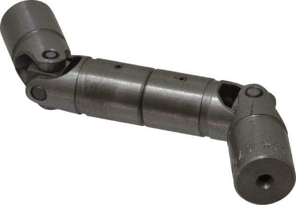 Lovejoy - 7/8" Bore Depth, 768 In/Lbs. Torque, DD-Type Double Universal Joint - 3/8" Inside x 3/4" Outside Diam, 5-3/8" OAL - A1 Tooling