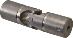 Lovejoy - 7/8" Bore Depth, 512 In/Lbs. Torque, D-Type Single Universal Joint - 3/8" Inside x 3/4" Outside Diam, 2-11/16" OAL - A1 Tooling