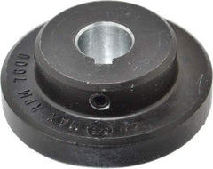 Lovejoy - 5/8" Max Bore Diam, 3/16" x 3/32" Keyway Width x Depth, Flexible Coupling Hub - 2.046" OD, 2.38" OAL, Cast Iron - A1 Tooling