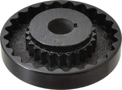 Lovejoy - 1" Max Bore Diam, 1/4" x 1/8" Keyway Width x Depth, Flexible Coupling Hub - 4-5/8" OD, 3.94" OAL, Cast Iron - A1 Tooling