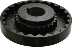 Lovejoy - 1-3/8" Max Bore Diam, 5/16" x 5/32" Keyway Width x Depth, Flexible Coupling Hub - 5.45" OD, 4.44" OAL, Cast Iron - A1 Tooling