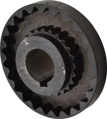 Lovejoy - 1-7/8" Max Bore Diam, 1/2" x 1/4" Keyway Width x Depth, Flexible Coupling Hub - 6.35" OD, 5.06" OAL, Cast Iron - A1 Tooling