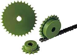 Poly Hi Solidur - 20 Teeth, 1/4" Chain Pitch, Chain Size 25, Roller Chain Sprockets - A1 Tooling