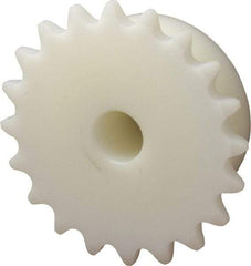 Poly Hi Solidur - 20 Teeth, 3/8" Chain Pitch, Chain Size 35, Roller Chain Sprockets - A1 Tooling