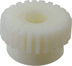 Poly Hi Solidur - 16 Pitch, 1-1/2" Pitch Diam, 24 Tooth Spur Gear - 1/2" Face Width, 1/2" Bore Diam, 1-5/16" Hub Diam, Nylon - A1 Tooling