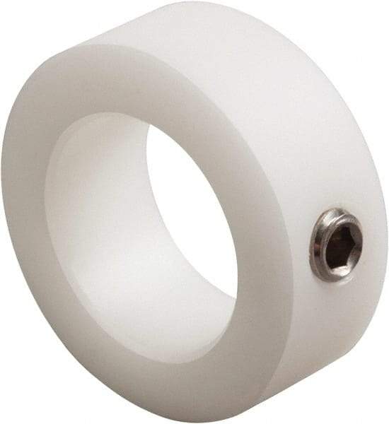 Climax Metal Products - 1" Bore, Nylon, Set Screw Shaft Collar - 1-5/8" Outside Diam, 5/8" Wide - A1 Tooling