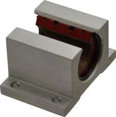 Pacific Bearing - 5/8" ID, 2-1/2" OAW x 1.938" OAL x 1-5/8" OAH Open Single Pillow Block - 1-15/16 Inch Overall Length x 1-5/8 Inch Overall Height x 2-1/2 Inch Width, - A1 Tooling