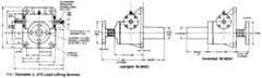 Duff-Norton - 5 Ton Capacity, 3" Lift Height, Inverted Mechanical Screw Actuator - Threaded End - A1 Tooling