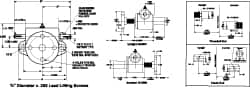 Duff-Norton - 1 Ton Capacity, 6" Lift Height, Upright Mechanical Screw Actuator - Clevis End - A1 Tooling