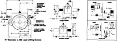 Duff-Norton - 1 Ton Capacity, 6" Lift Height, Upright Mechanical Screw Actuator - Clevis End - A1 Tooling