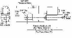 Duff-Norton - 12" Stroke Len, 24% Duty Cycle, 115 Volt, Linear Electromechanical Actuator with Limit Switch - AC Input, 0.67" per Second, 250 Lb Capacity - A1 Tooling