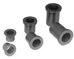 Poly Hi Solidur - 3/4" Inside x 1" Outside Diam, Nylon Sleeve Bearing - 1-1/4" Outside Diam, 5/32" Flange Thickness, 1-1/2" OAL - A1 Tooling