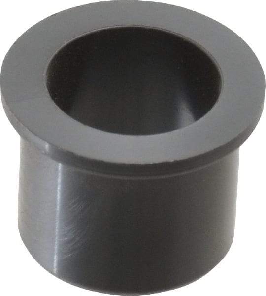 Poly Hi Solidur - 7/16" Inside x 9/16" Outside Diam, Nylon Sleeve Bearing - 11/16" Outside Diam, 1/16" Flange Thickness, 1/2" OAL - A1 Tooling