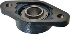 Value Collection - 130mm OAL2-Bolt Flange Bearing - 3100 Lb Dyn Cap, Cast Iron - A1 Tooling