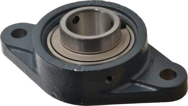 Value Collection - 161mm OAL2-Bolt Flange Bearing - 5650 Lb Dyn Cap, Cast Iron - A1 Tooling