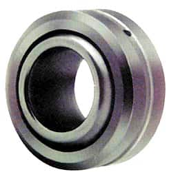 Made in USA - 3/16" Bore Diam, 2,754 Lb Dynamic Capacity, 9/32" Wide, Ball-Joint Spherical Plain Bearing - 9/16" OD - A1 Tooling