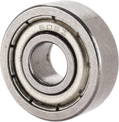 Tritan - 5mm Bore Diam, 14mm OD, Double Shield Deep Groove Radial Ball Bearing - 5mm Wide, 1 Row, Round Bore, 115 Lb Static Capacity, 300 Lb Dynamic Capacity - A1 Tooling