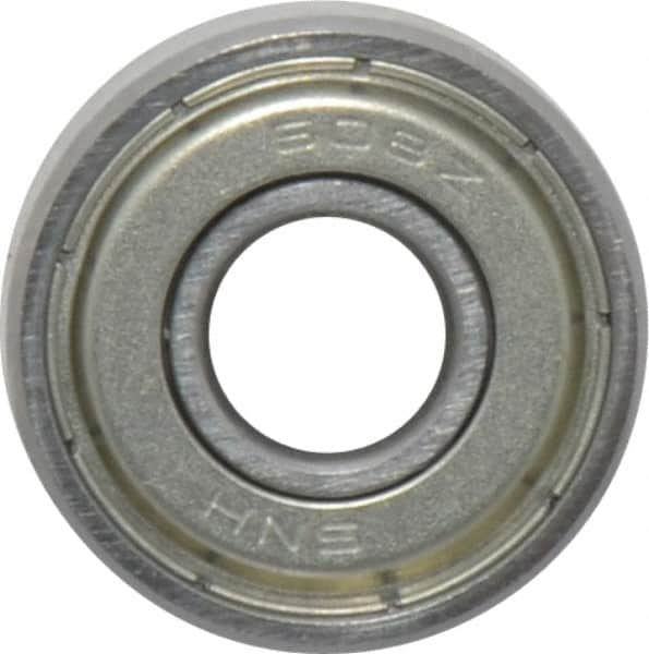 Tritan - 8mm Bore Diam, 22mm OD, Double Shield Deep Groove Radial Ball Bearing - 7mm Wide, 1 Row, Round Bore, 310 Lb Static Capacity, 740 Lb Dynamic Capacity - A1 Tooling