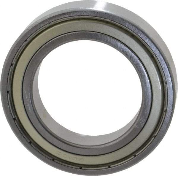 Tritan - 50mm Bore Diam, 80mm OD, Double Shield Deep Groove Radial Ball Bearing - 16mm Wide, 1 Row, Round Bore, 3,700 Lb Static Capacity, 4,900 Lb Dynamic Capacity - A1 Tooling