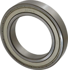 Tritan - 90mm Bore Diam, 140mm OD, Double Shield Deep Groove Radial Ball Bearing - 24mm Wide, 1 Row, Round Bore, 11,200 Lb Static Capacity, 13,100 Lb Dynamic Capacity - A1 Tooling