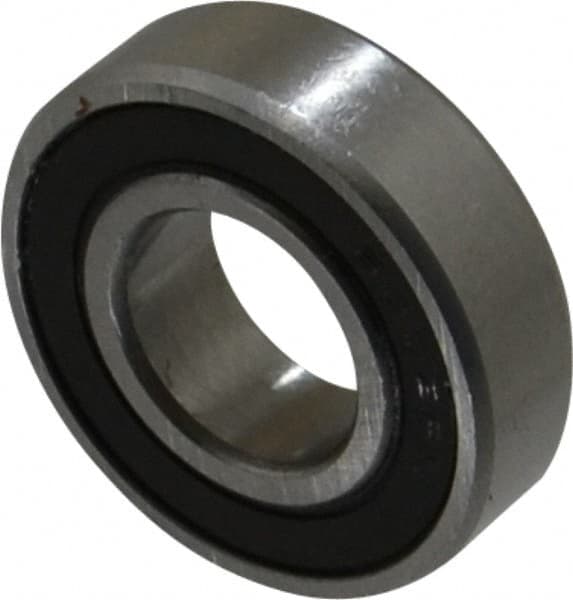 Tritan - 15mm Bore Diam, 32mm OD, Double Seal Deep Groove Radial Ball Bearing - 9mm Wide, 1 Row, Round Bore, 640 Lb Static Capacity, 1,260 Lb Dynamic Capacity - A1 Tooling