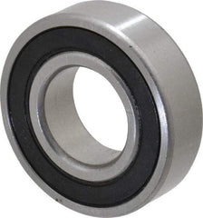 Tritan - 20mm Bore Diam, 42mm OD, Double Seal Deep Groove Radial Ball Bearing - 12mm Wide, 1 Row, Round Bore, 1,140 Lb Static Capacity, 2,110 Lb Dynamic Capacity - A1 Tooling