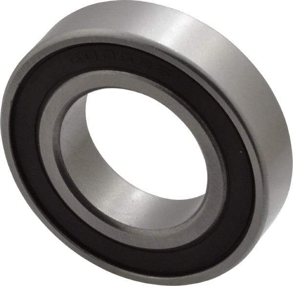 Tritan - 30mm Bore Diam, 55mm OD, Double Seal Deep Groove Radial Ball Bearing - 13mm Wide, 1 Row, Round Bore, 1,860 Lb Static Capacity, 2,970 Lb Dynamic Capacity - A1 Tooling