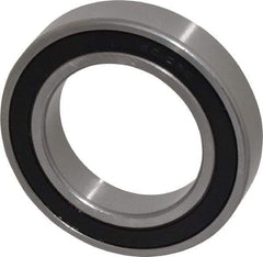 Tritan - 50mm Bore Diam, 80mm OD, Double Seal Deep Groove Radial Ball Bearing - 16mm Wide, 1 Row, Round Bore, 3,700 Lb Static Capacity, 4,900 Lb Dynamic Capacity - A1 Tooling