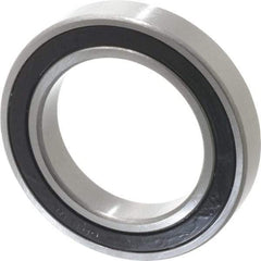 Tritan - 65mm Bore Diam, 100mm OD, Double Seal Deep Groove Radial Ball Bearing - 18mm Wide, 1 Row, Round Bore, 5,850 Lb Static Capacity, 6,850 Lb Dynamic Capacity - A1 Tooling