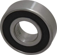 Tritan - 15mm Bore Diam, 35mm OD, Double Seal Deep Groove Radial Ball Bearing - 11mm Wide, 1 Row, Round Bore, 805 Lb Static Capacity, 1,740 Lb Dynamic Capacity - A1 Tooling