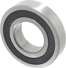 Tritan - 35mm Bore Diam, 72mm OD, Double Seal Deep Groove Radial Ball Bearing - 17mm Wide, 1 Row, Round Bore, 3,400 Lb Static Capacity, 5,800 Lb Dynamic Capacity - A1 Tooling