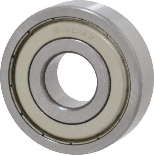 Tritan - 17mm Bore Diam, 47mm OD, Double Shield Deep Groove Radial Ball Bearing - 14mm Wide, 1 Row, Round Bore, 1,470 Lb Static Capacity, 3,060 Lb Dynamic Capacity - A1 Tooling