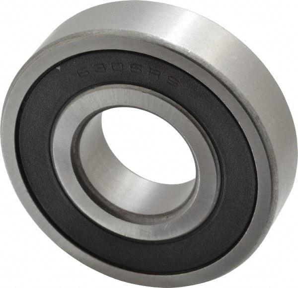 Tritan - 30mm Bore Diam, 72mm OD, Double Seal Deep Groove Radial Ball Bearing - 19mm Wide, 1 Row, Round Bore, 3,370 Lb Static Capacity, 6,000 Lb Dynamic Capacity - A1 Tooling