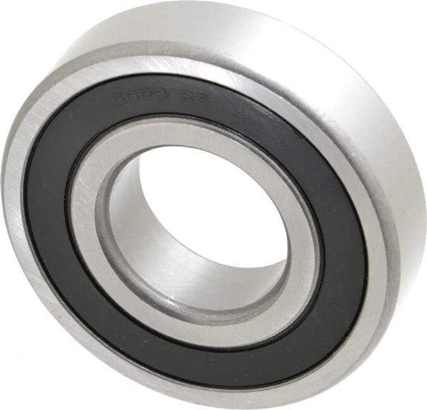 Tritan - 40mm Bore Diam, 90mm OD, Double Seal Deep Groove Radial Ball Bearing - 23mm Wide, 1 Row, Round Bore, 5,400 Lb Static Capacity, 9,100 Lb Dynamic Capacity - A1 Tooling