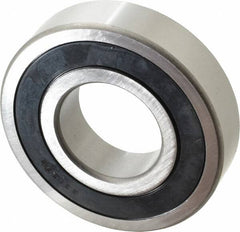 Tritan - 50mm Bore Diam, 110mm OD, Double Seal Deep Groove Radial Ball Bearing - 27mm Wide, 1 Row, Round Bore, 8,600 Lb Static Capacity, 13,900 Lb Dynamic Capacity - A1 Tooling