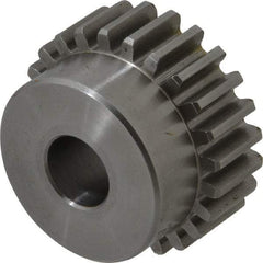 Browning - 16 Pitch, 1-1/2" Pitch Diam, 24 Tooth Spur Gear - 1/2" Bore Diam, 1-5/16" Hub Diam, Steel - A1 Tooling