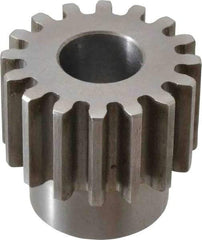 Browning - 10 Pitch, 1.6" Pitch Diam, 16 Tooth Spur Gear - 3/4" Bore Diam, 1-5/16" Hub Diam, Steel - A1 Tooling