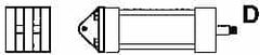 ARO/Ingersoll-Rand - Air Cylinder MP1 Fixed Clevis Mount Kit - For 4" Air Cylinders, Use with Provenair Series - A1 Tooling