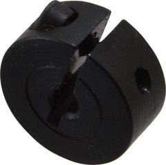 Climax Metal Products - 1/8" Bore, Steel, One Piece Clamp Collar - 11/16" Outside Diam, 5/16" Wide - A1 Tooling