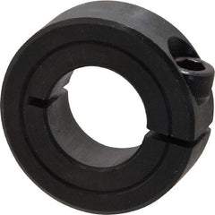 Climax Metal Products - 3/4" Bore, Steel, One Piece Clamp Collar - 1-1/2" Outside Diam, 1/2" Wide - A1 Tooling