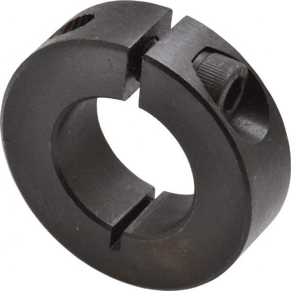 Climax Metal Products - 7/8" Bore, Steel, One Piece Clamp Collar - 1-5/8" Outside Diam, 1/2" Wide - A1 Tooling