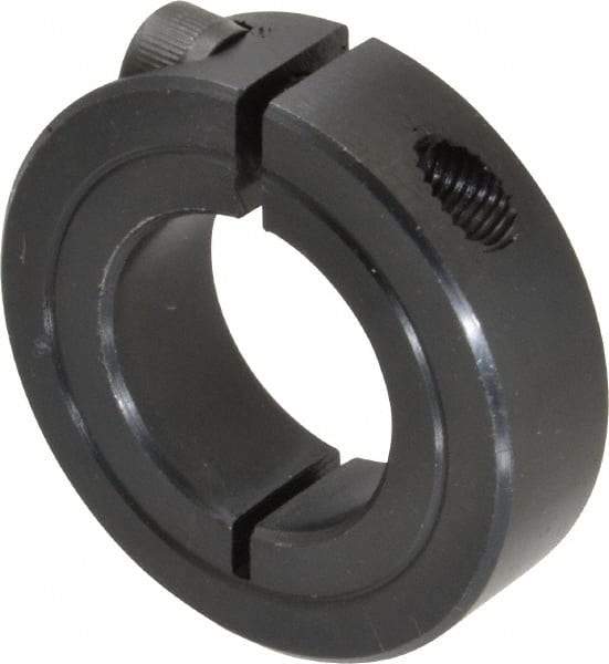 Climax Metal Products - 15/16" Bore, Steel, One Piece One Piece Split Shaft Collar - 1-3/4" Outside Diam, 1/2" Wide - A1 Tooling