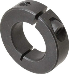 Climax Metal Products - 1-1/16" Bore, Steel, One Piece One Piece Split Shaft Collar - 1-7/8" Outside Diam, 1/2" Wide - A1 Tooling