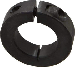 Climax Metal Products - 1-1/8" Bore, Steel, One Piece Clamp Collar - 1-7/8" Outside Diam, 1/2" Wide - A1 Tooling