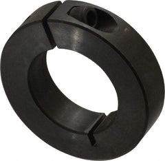 Climax Metal Products - 1-5/16" Bore, Steel, One Piece One Piece Split Shaft Collar - 2-1/4" Outside Diam, 9/16" Wide - A1 Tooling