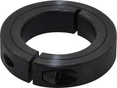 Climax Metal Products - 1-1/2" Bore, Steel, One Piece Clamp Collar - 2-3/8" Outside Diam, 9/16" Wide - A1 Tooling