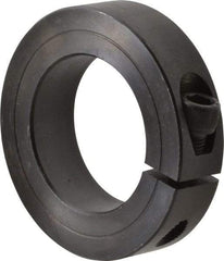 Climax Metal Products - 1-11/16" Bore, Steel, One Piece One Piece Split Shaft Collar - 2-3/4" Outside Diam, 11/16" Wide - A1 Tooling