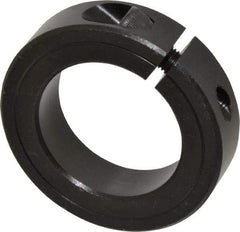 Climax Metal Products - 1-3/4" Bore, Steel, One Piece Clamp Collar - 2-3/4" Outside Diam, 11/16" Wide - A1 Tooling