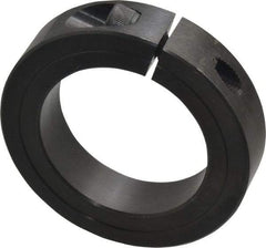 Climax Metal Products - 2" Bore, Steel, One Piece Clamp Collar - 3" Outside Diam, 11/16" Wide - A1 Tooling