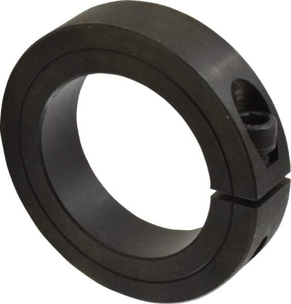 Climax Metal Products - 2-1/8" Bore, Steel, One Piece One Piece Split Shaft Collar - 3-1/4" Outside Diam, 3/4" Wide - A1 Tooling